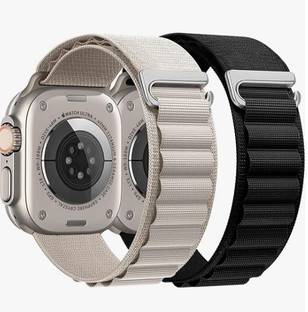 bagsio Alpine Loop Nylon Bands/Straps for iWatch Ultra Series SE 8 7 6 5 4 3 2 1 Smart Watch Strap