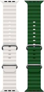 PUNAK Ocean Smart Watch Strap Belt for Ultra Watch 49 mm, Series 8 / 7 45 mm, Series 6 / 5 / 4 44 mm, Series 3 / 2 / 1 42 mm, T800 Ultra, Watch 8 Ultra, i8 Pro Max, W26, T800. Smart Watch Strap