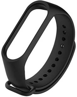 TRENDINGVIEW 2 cm Mi Band 3 & Mi Band 4 (XIOAMI) Watch Replacement Band – Classic Black , Soft & Comfo...