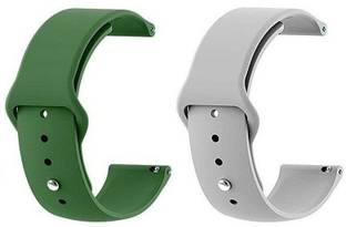 BLACK LOVIES 22 mm Soft Silicon Smartwatch Band Straps Belt Smart Watch Strap