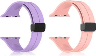 BLACK LOVIES Soft Silicon Magnetic Smart Watch Strap Belt for Ultra Watch 49 mm, Series 8 / 7 45 mm, Series 6 / 5 / 4 44 mm, Series 3 / 2 / 1 42 mm, T800 Ultra, Watch 8 Ultra, i8 Pro Max, W26, T800 Smart Watch Strap