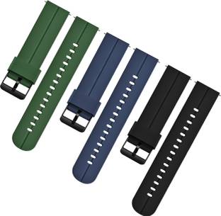 TIMEWEAR Strap with Quick Release Pin Sidebar, Compatible Watches with Lug width 22 mm Silicone Watch Strap