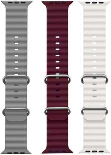 BLACK LOVIES Ocean Smart Watch Strap Belt for Ultra Watch 49 mm, Series 8 / 7 45 mm, Series 6 / 5 / 4 44 mm, Series 3 / 2 / 1 42 mm, T800 Ultra, Watch 8 Ultra, i8 Pro Max, W26, S8 Ultra, Smart Watch Strap