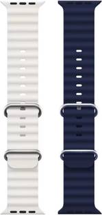 SCALEBEE Ocean Smart Watch Strap Belt for Ultra Watch 49 mm, Series 8 / 7 45 mm, Series 6 / 5 / 4 44 mm, Series 3 / 2 / 1 42 mm, T800 Ultra, Watch 8 Ultra, i8 Pro Max, W26, T800. Smart Watch Strap