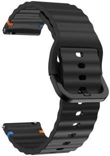 AOnes 20mm Watch Strap Silicone Classy Color Hook Belt for Zebronics Zeb-Fit6220Ch Smart Watch Strap