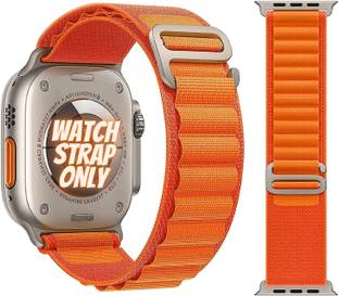 Rikhar Alpine Loop Compatible with Apple Watch Straps 49mm 45mm 44mm 42mm, Nylon Textile Woven Loop with Metal G Hook Sport Band for iWatch Ultra Series 8, 7, 6, 5, 4, 3, 2, 1, SE. Smart Watch Strap