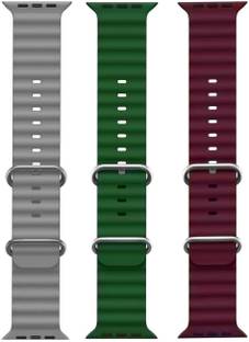 BLACK LOVIES Ocean Smart Watch Strap Belt for Ultra Watch 49 mm, Series 8 / 7 45 mm, Series 6 / 5 / 4 44 mm, Series 3 / 2 / 1 42 mm, T800 Ultra, Watch 8 Ultra, i8 Pro Max, W26, S8 Ultra, Smart Watch Strap