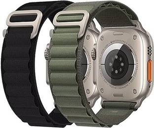 Cheetah Alpine Loop Nylon Band Compatible with Apple Watch Band 49mm 45mm 44/42mm G-Hook Smart Watch Strap