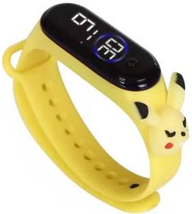 MVS Cartoon M4 Look Kids LED Digital Watchband(Not Smartband)
