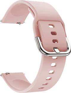 ACM Watch Strap Hook Belt 20mm for |Realme Watch S100 Smartwatch Pink Smart Watch Strap