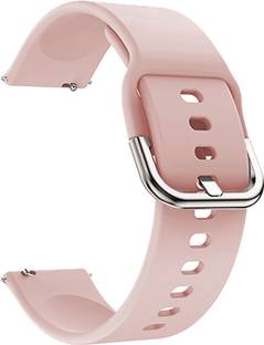 ACM Watch Strap Hook Belt 22mm for Noise Colorfit Pro 3 Alpha Smartwatch Pink Smart Watch Strap