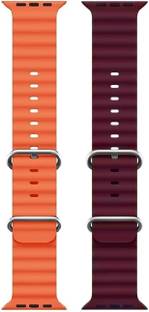 PUNAK Watch Strap Belt for Ultra Watch 49 mm, Series 8 / 7 45 mm, Series 6 / 5 / 4 44 mm, Series 3 / 2 / 1 42 mm, T800 Ultra, Watch 8 Ultra, i8 Pro Max, W26, T800. Smart Watch Strap