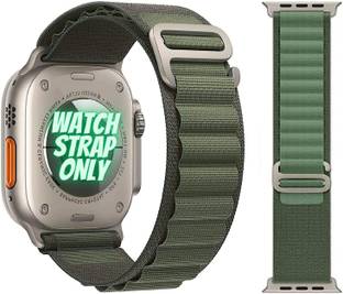 Rikhar Alpine Loop Compatible with Apple Watch Straps 49mm 45mm 44mm 42mm, Nylon Textile Woven Loop with Metal G Hook Sport Band for iWatch Ultra Series 8, 7, 6, 5, 4, 3, 2, 1, SE. Smart Watch Strap