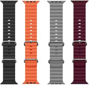PUNAK Smart Watch Strap Belt for Ultra Watch 49 mm, Series 8 / 7 45 mm, Series 6 / 5 / 4 44 mm, Series 3 / 2 / 1 42 mm, T800 Ultra, Watch 8 Ultra, i8 Pro Max, W26, T800. Smart Watch Strap