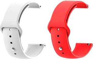 BLACK LOVIES 22 mm Soft Silicon Smartwatch Band Straps Belt Smart Watch Strap