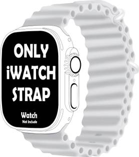 StrapsKart Ocean iWatch Ultra 49mm /45mm/44mm/42mm/ Series 8/7/6/5/4/3/SE Silicone Loop Band Smart Watch Strap