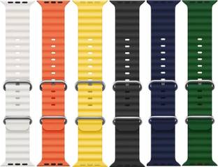 SCALEBEE Ocean Smart Watch Strap Belt for Ultra Watch 49 mm, Series 8 / 7 45 mm, Series 6 / 5 / 4 44 mm, Series 3 / 2 / 1 42 mm, T800 Ultra, Watch 8 Ultra, i8 Pro Max, W26, T800. Smart Watch Strap