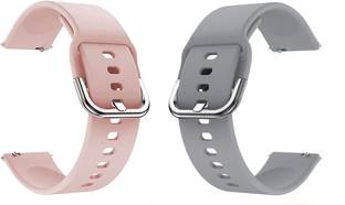 BLACK LOVIES 22 mm Soft Silicon Smartwatch Band Straps Belt Smart Watch Strap