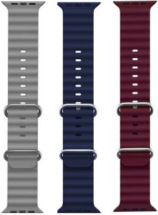 BLACK LOVIES Ocean Smart Watch Strap Belt for Ultra Watch 49 mm, Series 8 / 7 45 mm, Series 6 / 5 / 4 44 mm, Series 3 / 2 / 1 42 mm, T800 Ultra, Watch 8 Ultra, i8 Pro Max, W26, S8 Ultra, Smart Watch Strap