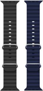 PUNAK Ocean Smart Watch Strap Belt for Ultra Watch 49 mm, Series 8 / 7 45 mm, Series 6 / 5 / 4 44 mm, Series 3 / 2 / 1 42 mm, T800 Ultra, Watch 8 Ultra, i8 Pro Max, W26, T800. Smart Watch Strap