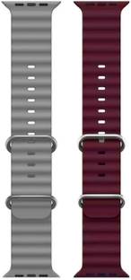 BLACK LOVIES Ocean Smart Watch Strap Belt for Ultra Watch 49 mm, Series 8 / 7 45 mm, Series 6 / 5 / 4 44 mm, Series 3 / 2 / 1 42 mm, T800 Ultra, Watch 8 Ultra, i8 Pro Max, W26, T800 Smart Watch Strap