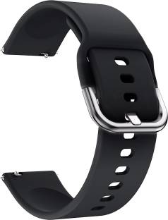 ACM Watch Strap Hook Belt for Fire-Boltt Combat Bsw130 Smartwatch Band Black Smart Watch Strap