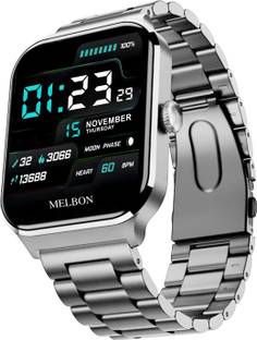 Melbon 2.01 AMOLED Display, Smart Health Monitoring, Fitness, 100+ Sports Mode Smartwatch
