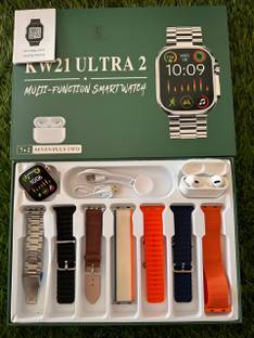 FALAKX 10 in 1 Combo Ultra Smartwatch + Airpods Pro with Transparent Screen Guard Smartwatch