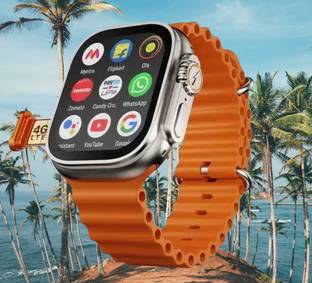 GETECH T800 Ultra orange Smart Watch Display, Bluetooth Calling HD Smart Smartwatch