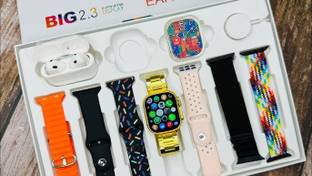 EVAAENTERPRISES I20 Smartwatch + Earbud compatible with android and IOS Smartwatch