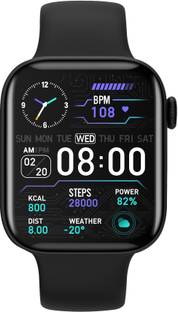 CrossBeats IGNITE GRIT 1.75 Amoled Display,Rotating Crown, BT Calling,120 Sports Mode Smartwatch