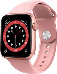 PS COLLECTION pink smartwatch men and women BT Calling touch screen & Voice Assistant Smartwatch