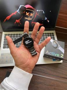 TECHMAZE smart watch ctive 2 Black metal edition-full hd display long battry life Smartwatch