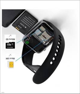 Shop New A1 Smart Watch - Support SIM/Voice Calling/Memory Card/Camera/Bluetooth Smartwatch