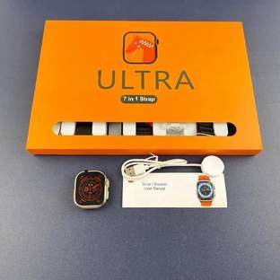 Tiya Traders 7 in 1 Ultra Android Smart Watch Men 4G Network BT Call GPS X20 Ultra Smartwatch