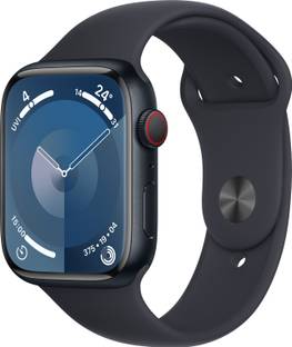 Apple Watch Series 9 GPS + Cellular 45mm Midnight Case & Midnight Sport Band - M/L