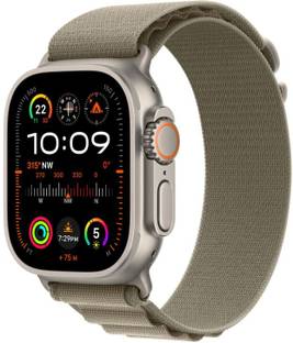 Apple Watch Ultra 2 GPS + Cellular 49mm Titanium Case with Olive Loop - Medium