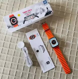 zora New T800 ULtra Smartwatch Orange , Bt Calling Designed Smartwatch Smartwatch