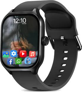 GameSir H9 2.01" Display Amoled, Bluetooth calling, Health tracking & Games with Earbuds Smartwatch