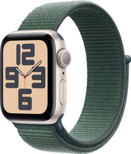 Apple Watch SE GPS 40mm Starlight Aluminium with Lake Green Sport Loop