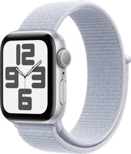 Apple Watch SE 2 GPS 40mm (2nd Gen) Silver Aluminium with Blue Cloud Sport Loop