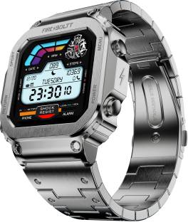Fire-Boltt Retro Smart Watch 1.54" Display, Bluetooth call, Voice Assistance, Steel Straps Smartwatch