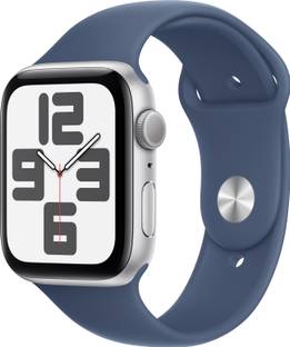 Apple Watch SE GPS 44mm Silver Aluminium with Denim Sport Band