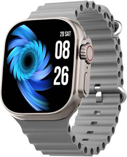 Melbon 1.96" TFT Display with Bluetooth Calling, Metallic finish & Voice Assistant Smartwatch