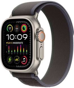 Apple Watch Ultra 2 GPS + Cellular 49mm Titanium Case with Blue/Black Trail Loop - S/M