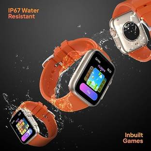 FRONY HYT_590A__T-800 Ultra Series Biggest Display Smart Watch 24/7 (Orange) Smartwatch