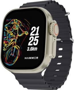 हैमर Active 2.0 Plus Bluetooth Calling Gesture Control स्मार्टवॉच