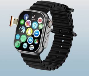 Vinayak T800 Ultra BT calling, Multiple Watch Faces,Sleep Monitor, Camera. Notifications Smartwatch