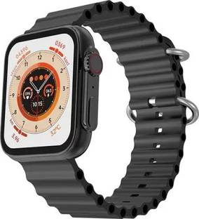 Ephemeral Watch8 Ultra Full HD Heart & SpO2 Monitoring,14 Sports Modes,Sleep Monitor Smartwatch