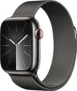 Apple Watch Series 9 GPS + Cellular 41mm Graphite Case & Graphite Milanese Loop